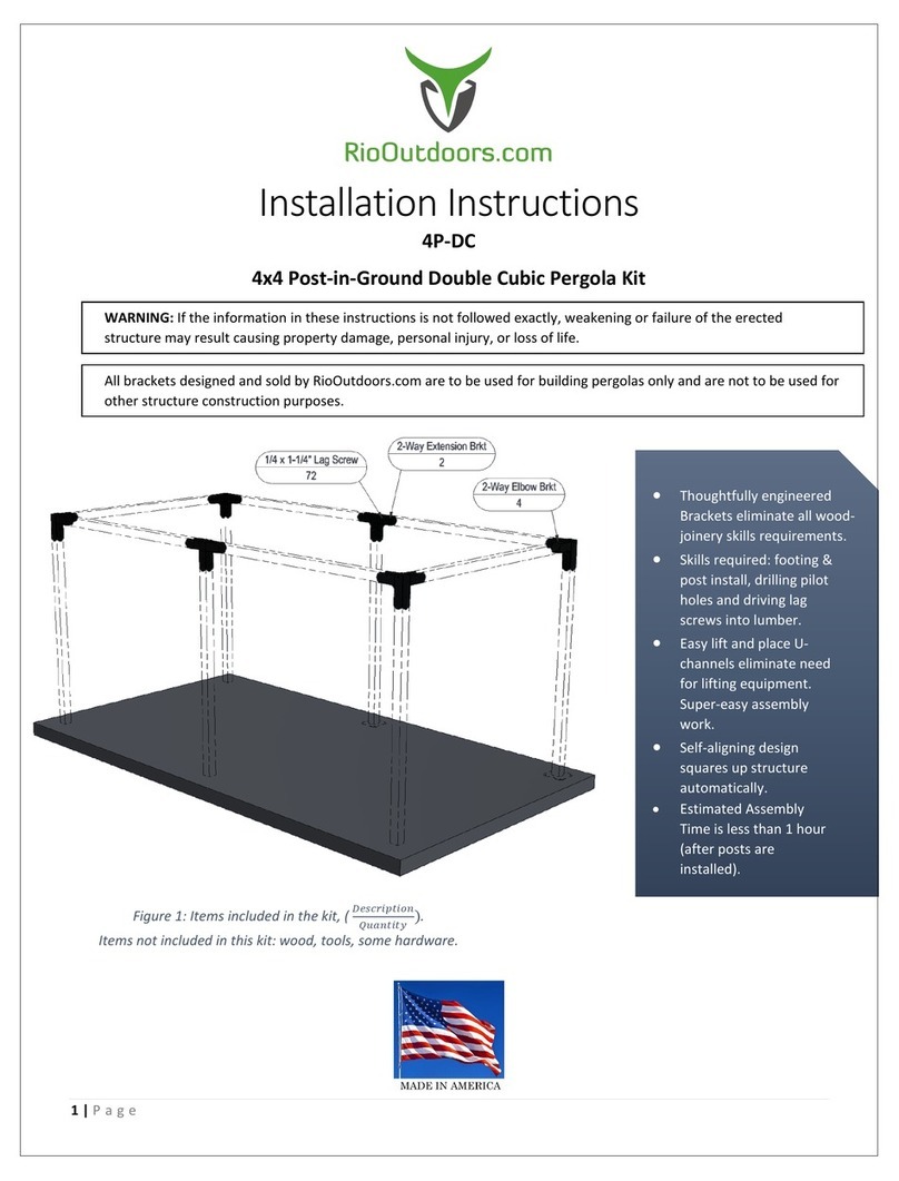 RioOutdoors 4P-DC installation instructions