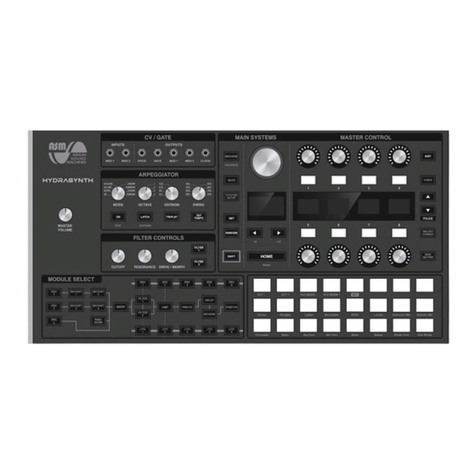 ASM HYDRASYNTH owner's manual