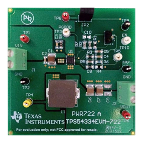 Texas Instruments TPS54334EVM-722 User manual