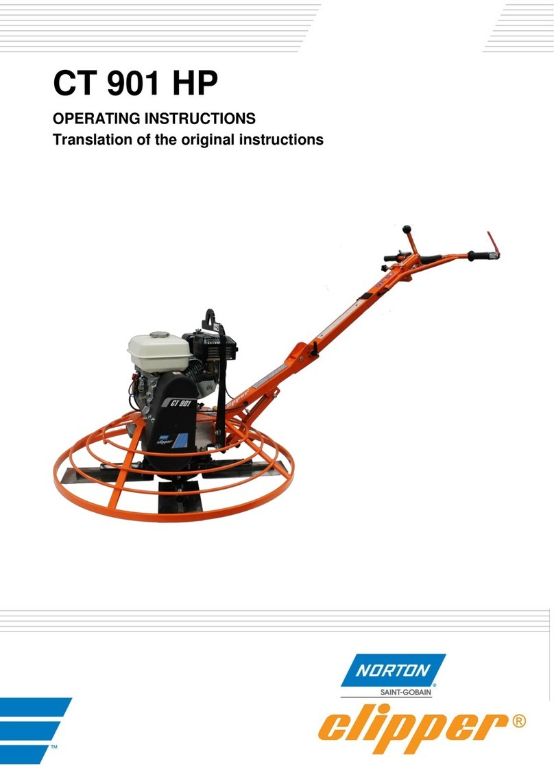 Norton Clipper CT 901 HP operating instructions