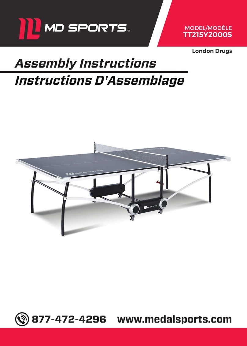 MD SPORTS TT215Y20005 Assembly instructions MD SPORTS TT215Y20005 Assembly instructions