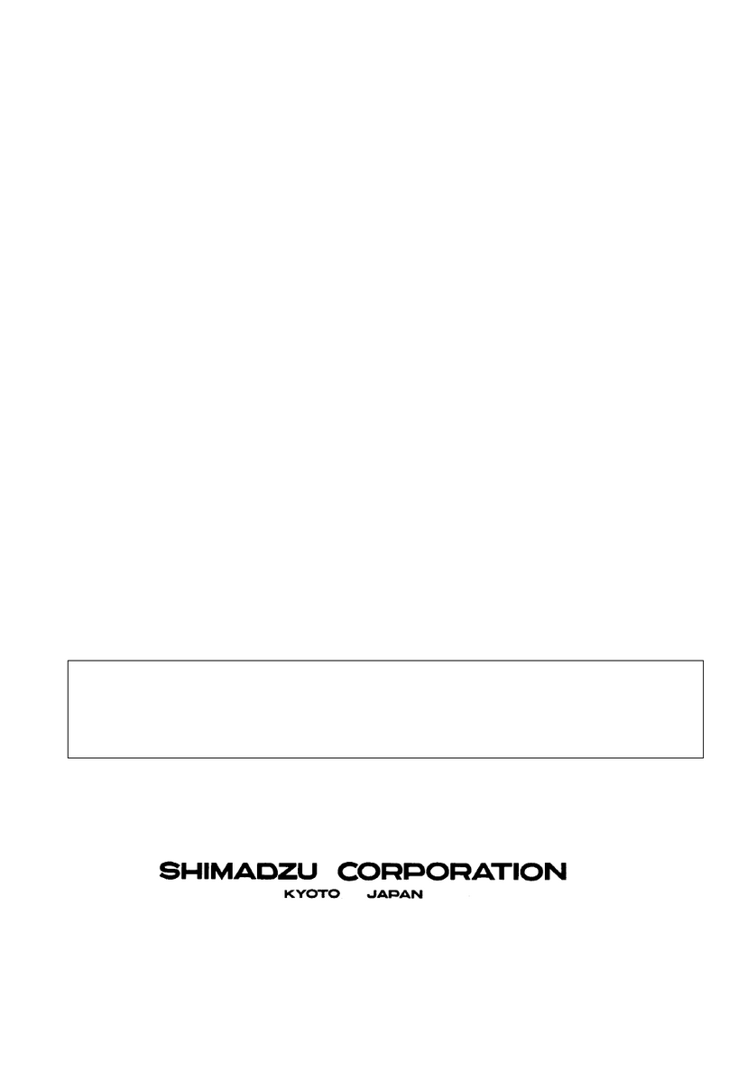 Shimadzu MUX-100D installation manual