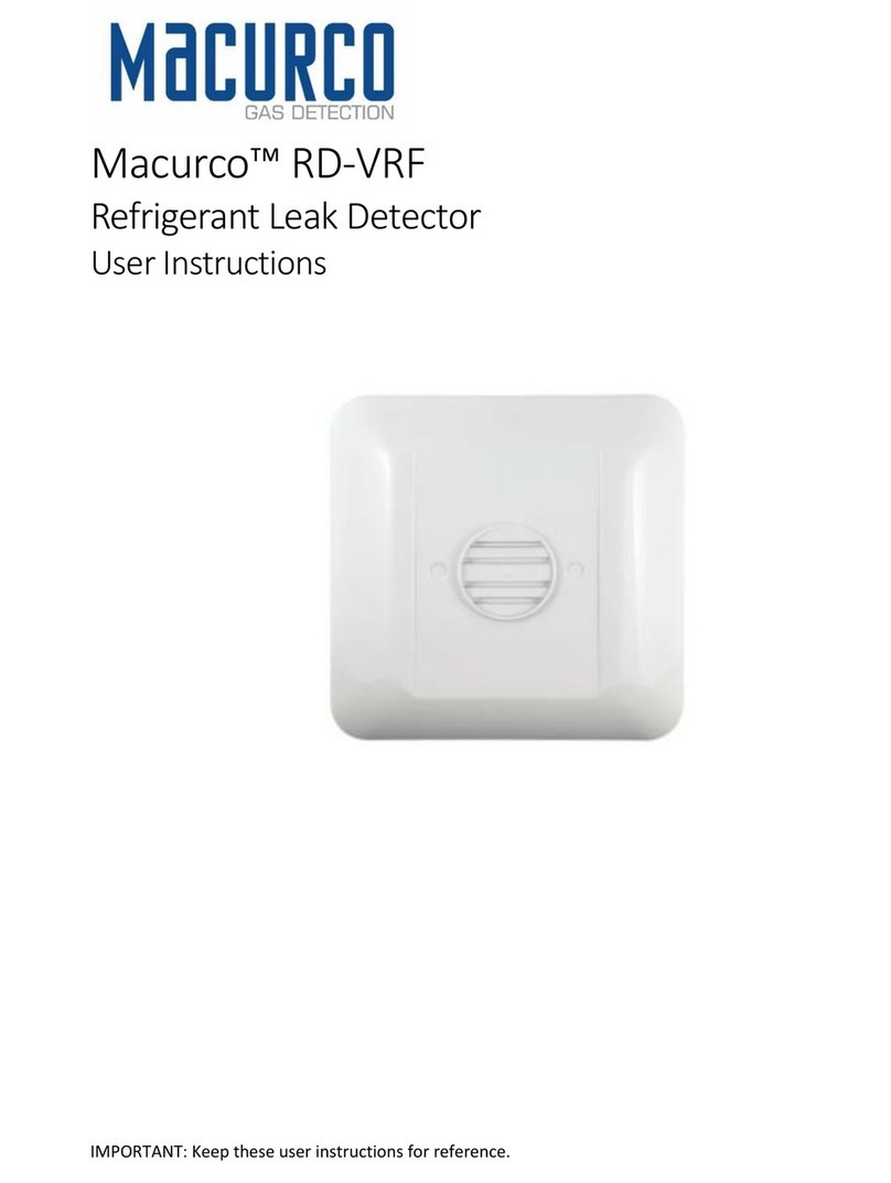 Macurco RD-VRF User manual