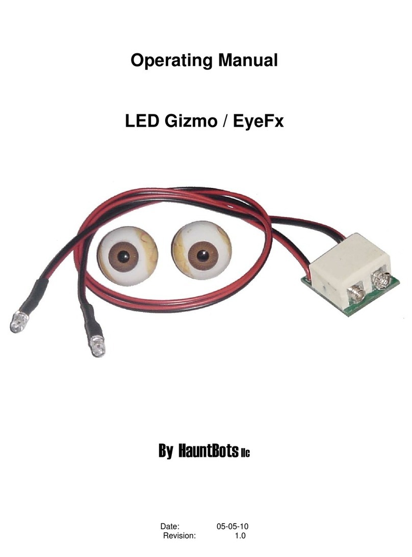 HauntBots EyeFx operating manual