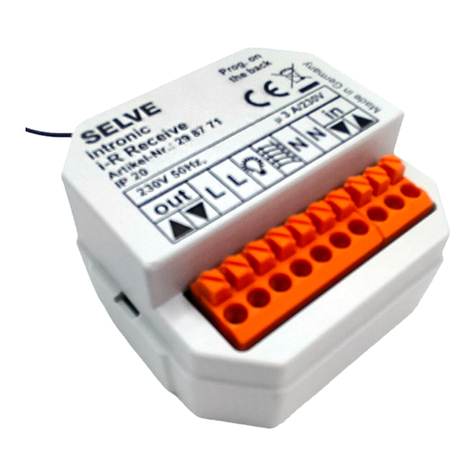 Selve i-R Receive operating instructions