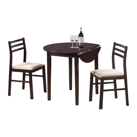 Coaster 130005 Assembly instructions