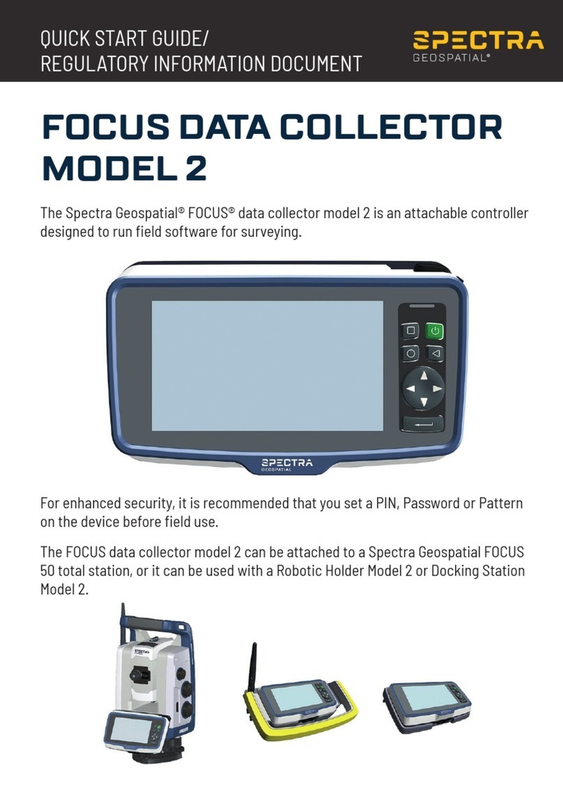 Spectra Geospatial FOCUS 2 quick start guide