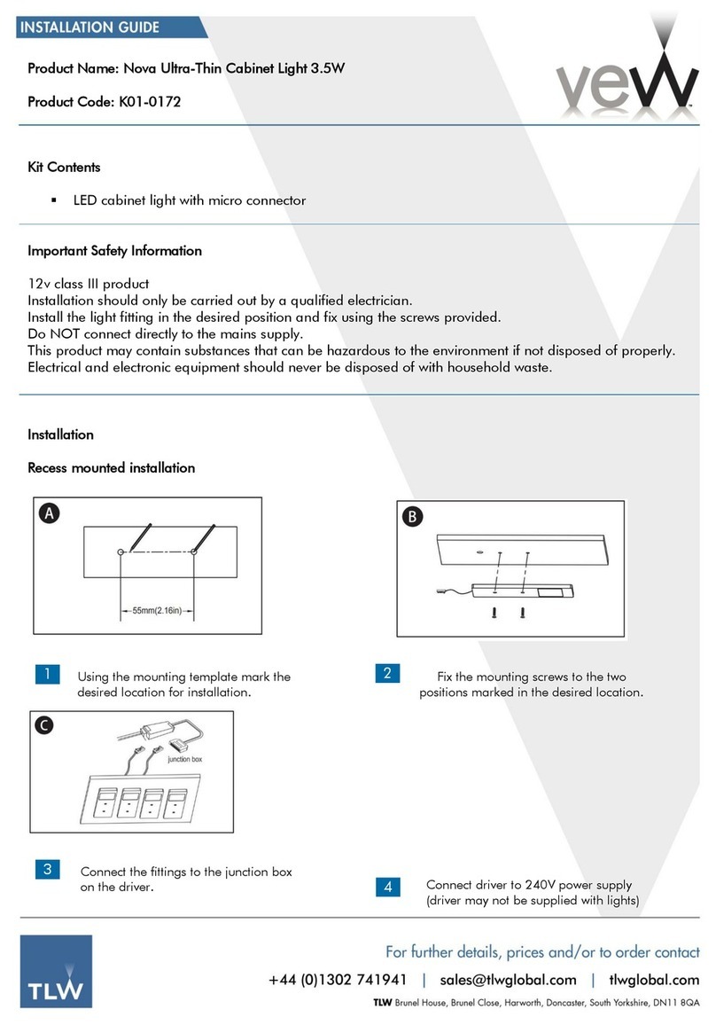 TLW VEW Nova K01-0172 installation guide