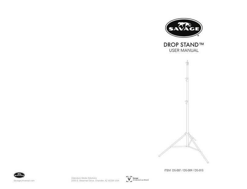 Savage DROP STAND user manual