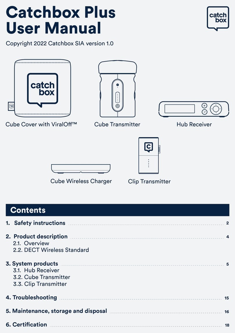 Catchbox Catchbox Plus User manual