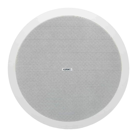 QSC AcousticDesign AD-C6T-LP User manual