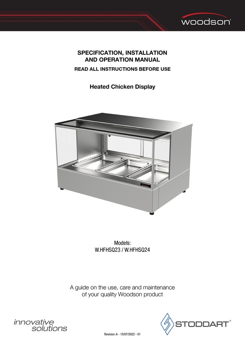 STODDART Woodson W.HFHSQ23 Specification, installation and operation manual