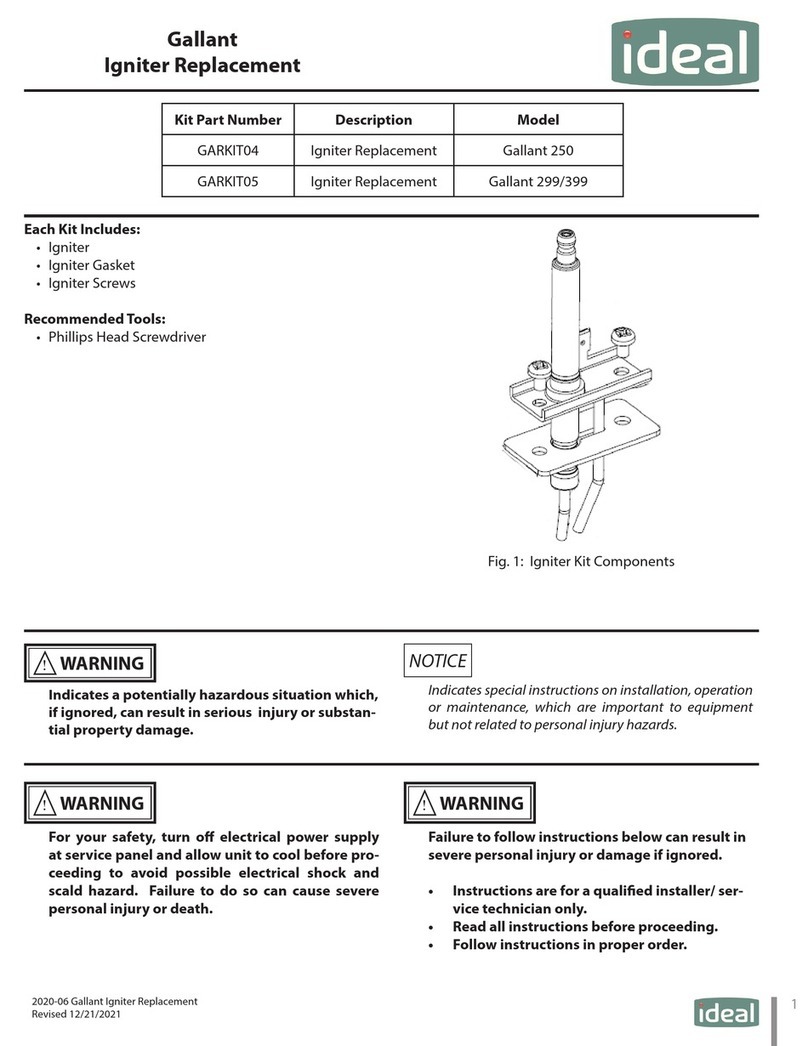 IDEAL Gallant 250 quick start guide