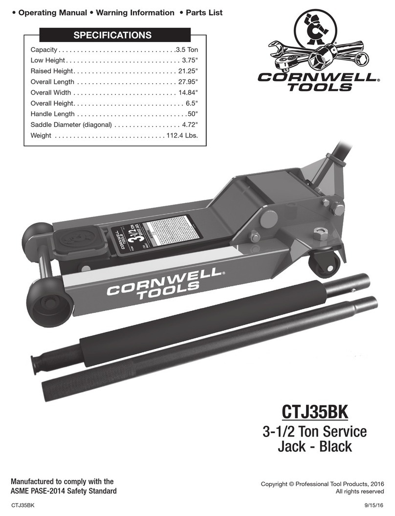 Cornwell Tools CTJ35BK User manual Cornwell Tools CTJ35BK User manual
