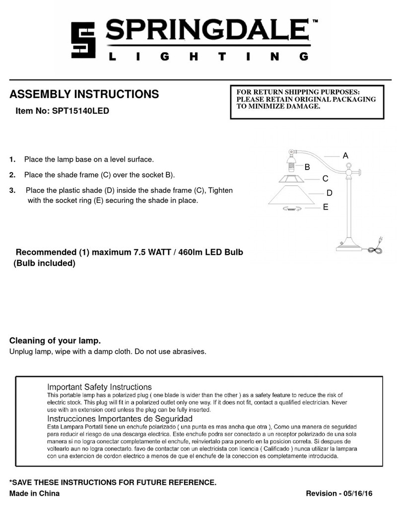 Springdale Lighting SPT15140LED User manual