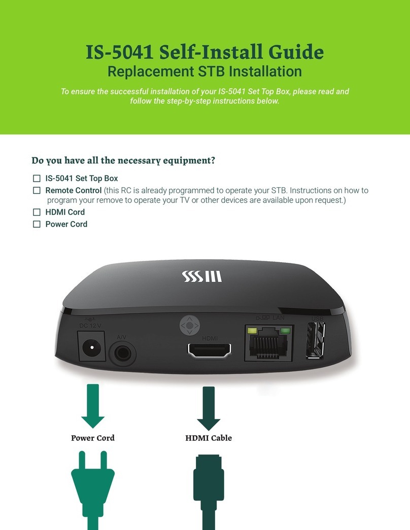 Norvado IS-5041 Self-install guide