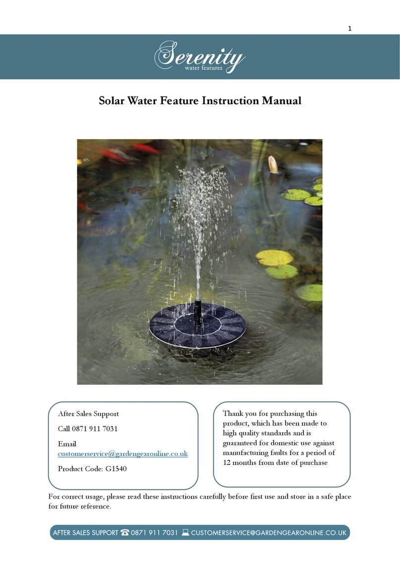 Serenity G1540 instruction manual