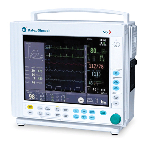 Datex-Ohmeda S/5 Compact Anesthesia Monitor Product manual