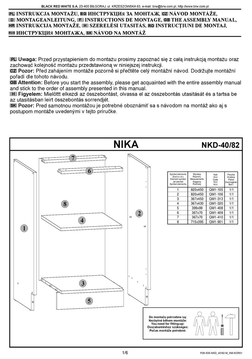 BLACK RED WHITE NIKA NKD-40/82 User manual BLACK RED WHITE NIKA NKD-40/82 User manual