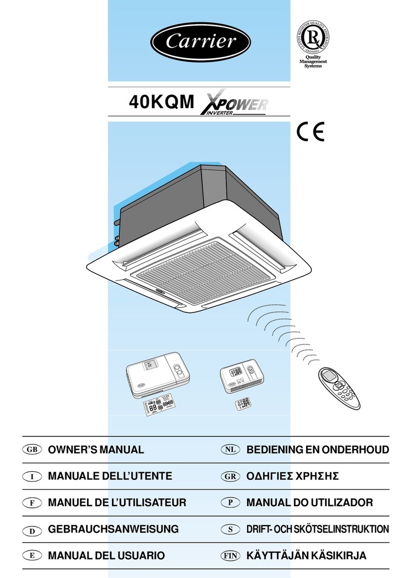 Carrier Xpower 40KQM User manual
