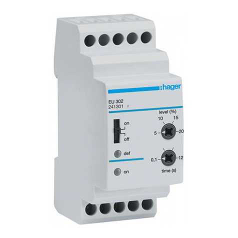 hager EU302 User instructions
