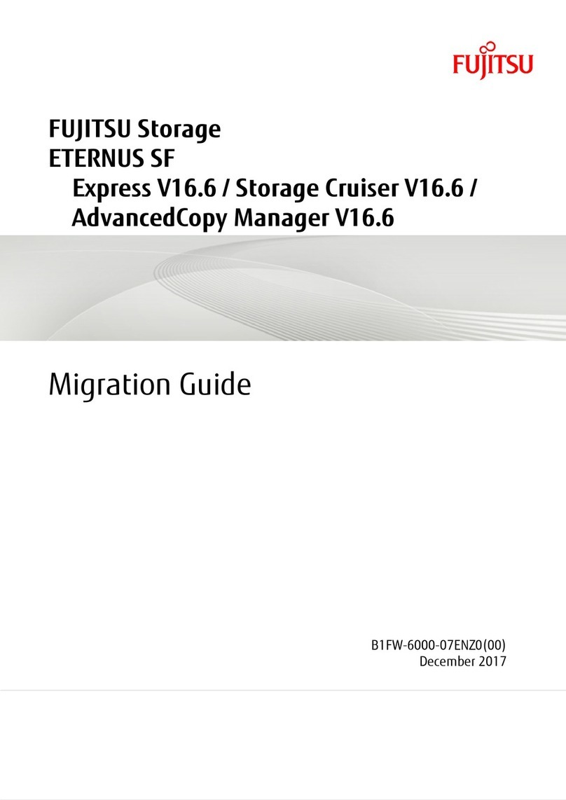 Fujitsu ETERNUS SF Express V16.6 User manual