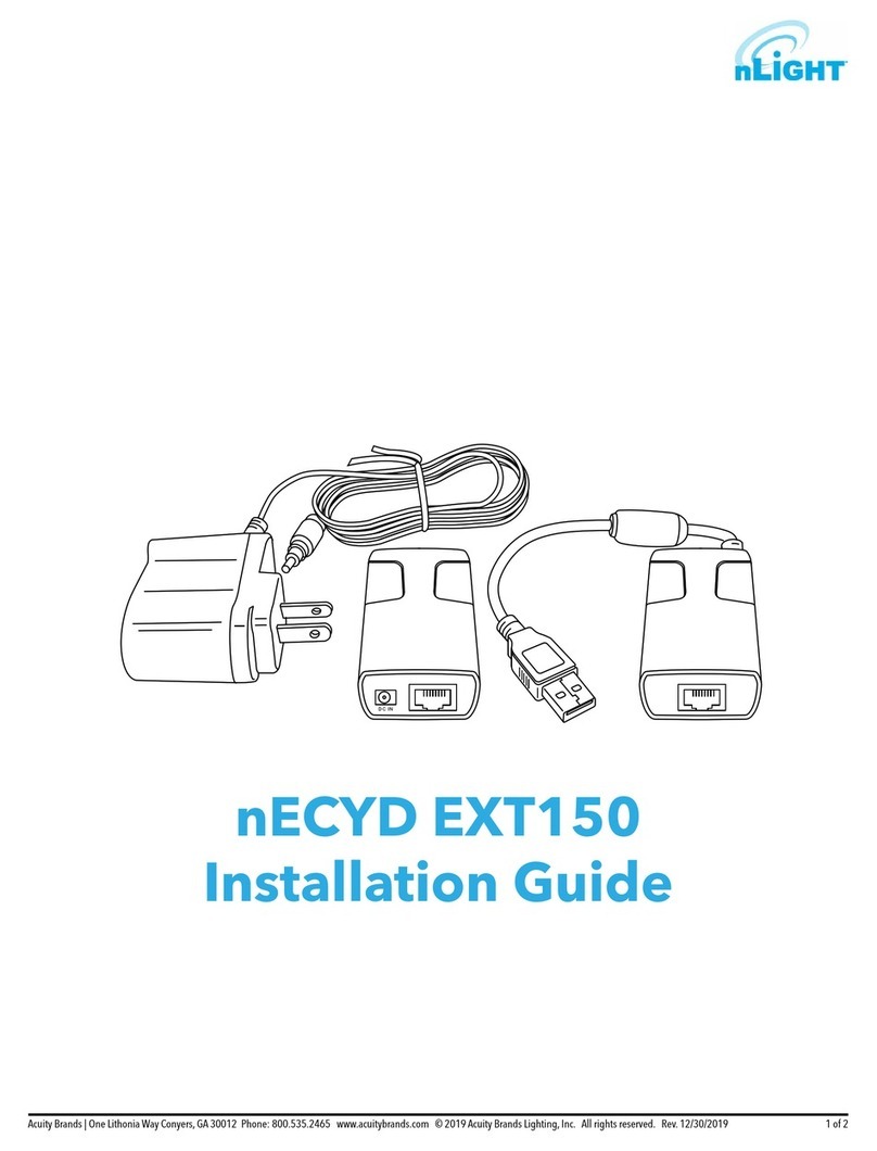 nLight nECYD EXT150 installation guide nLight nECYD EXT150 installation guide