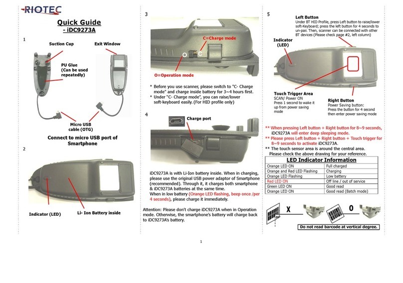RIOTEC iDC9273A quick guide