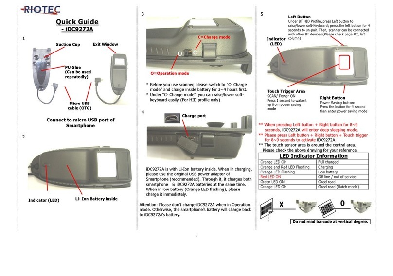 RIOTEC iDC9272A quick guide