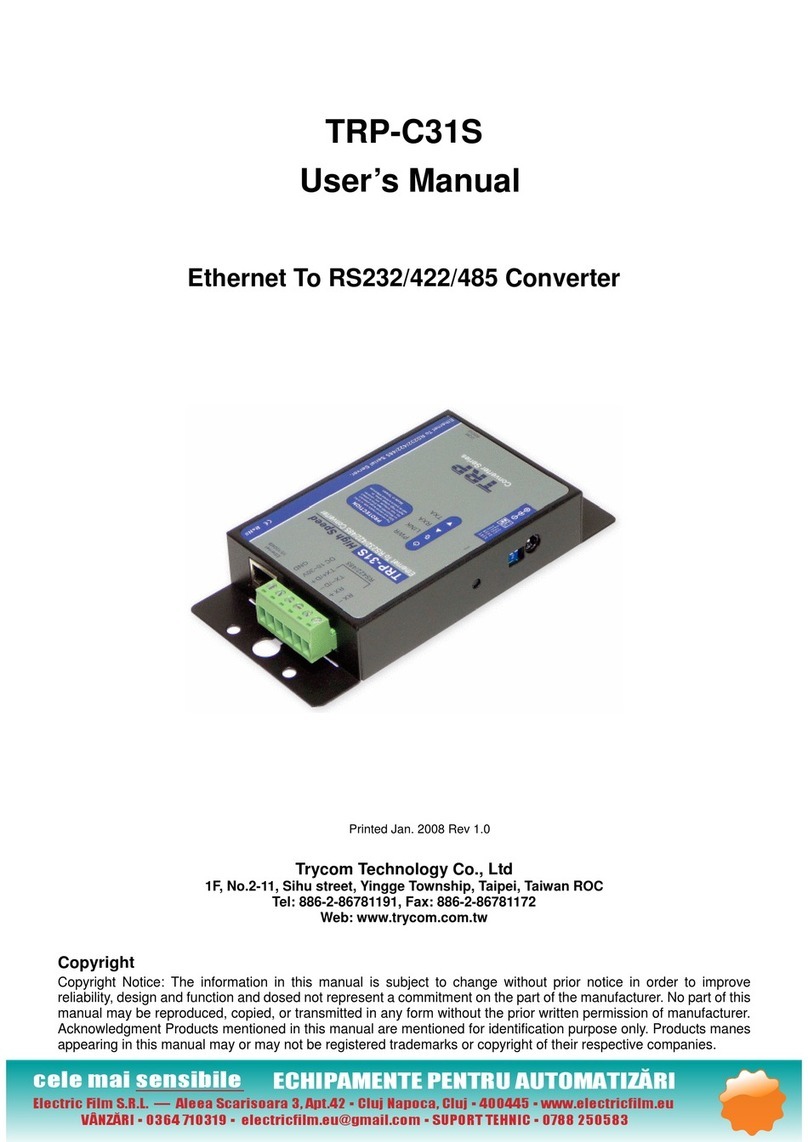 Trycom Technology TRP-C31S User manual Trycom Technology TRP-C31S User manual