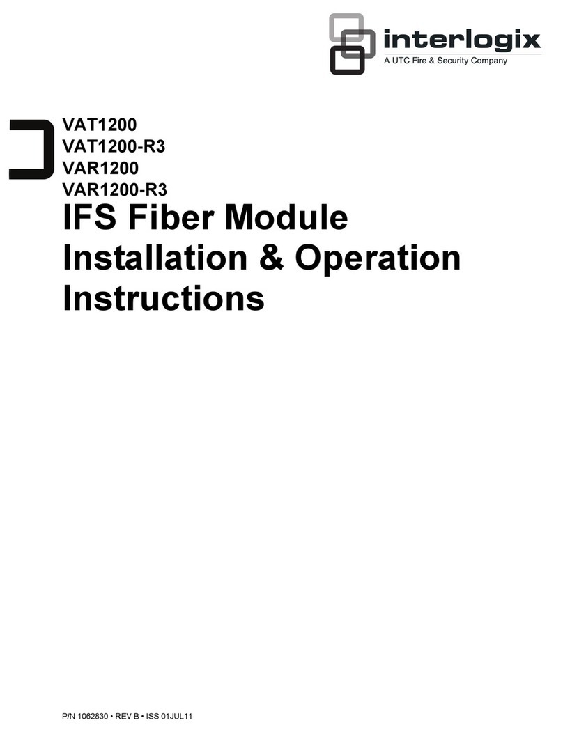 UTC Fire and Security VAT1200 Installation & operation instructions UTC Fire and Security VAT1200 Installation & operation instructions