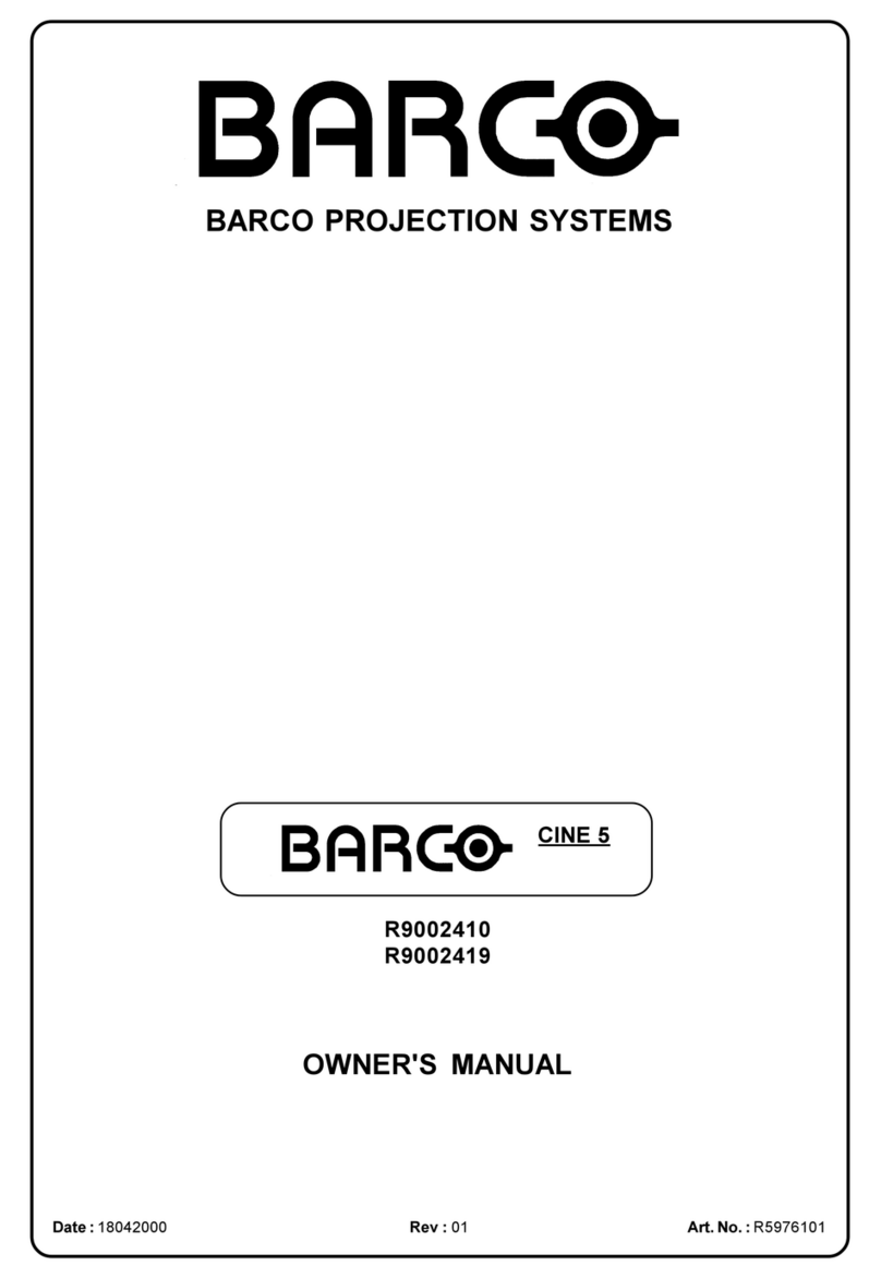 Barco R9002410 User manual