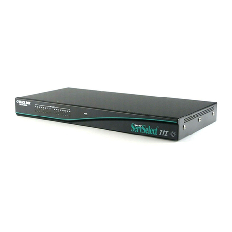 Black Box ServSelect III User manual