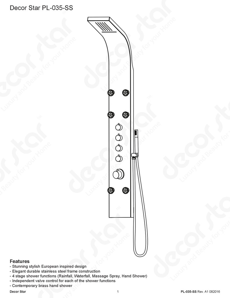 Decor Star PL-035-SS manual