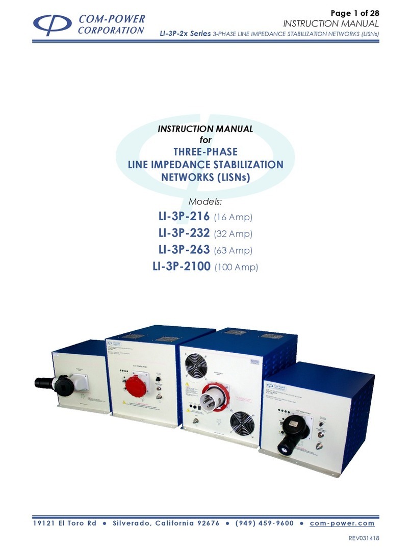 COM-power corporation LI-3P-216 instruction manual