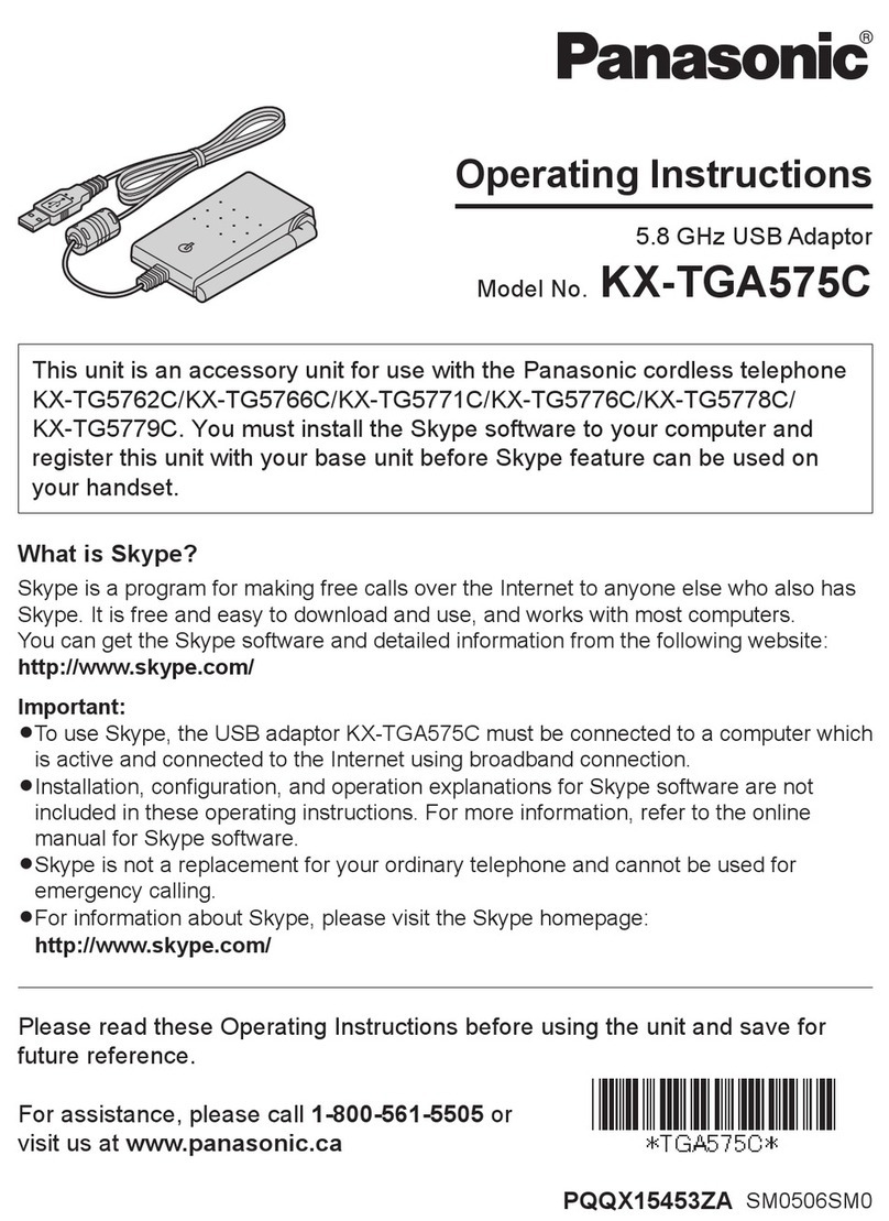 Panasonic KX-TGA575C operating instructions