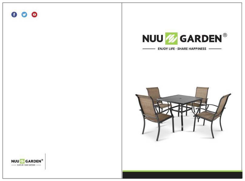 Nuu Garden SID006-04 instruction manual