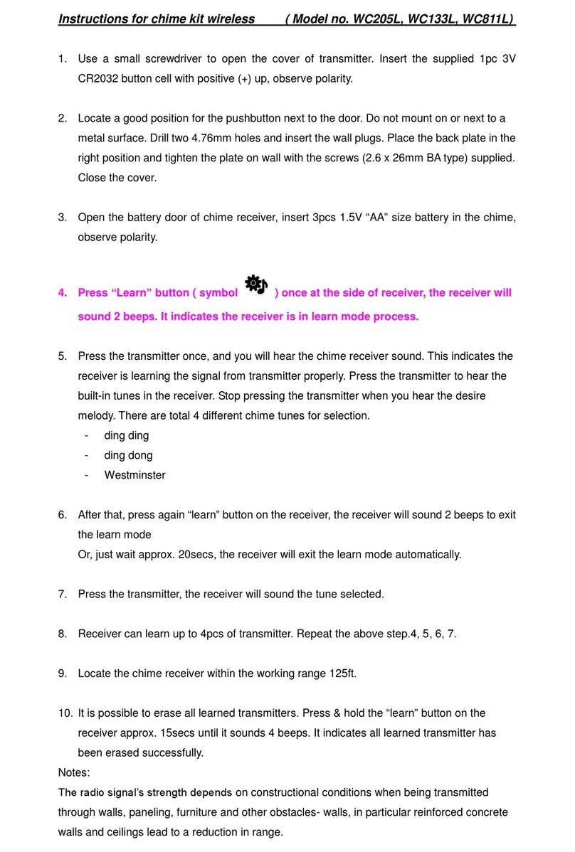 SPYGEAR WC205L instructions