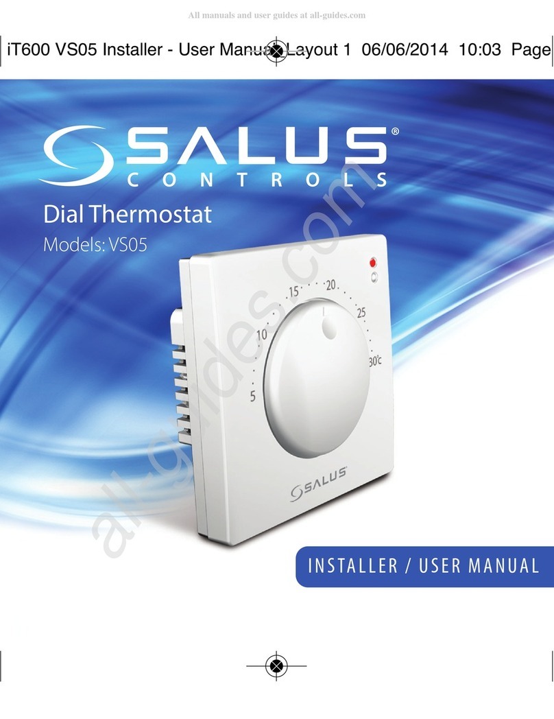 Salus iT600 Series Operation and installation manual