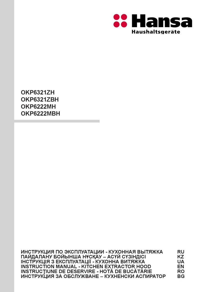 Hansa OKP6222MH instruction manual