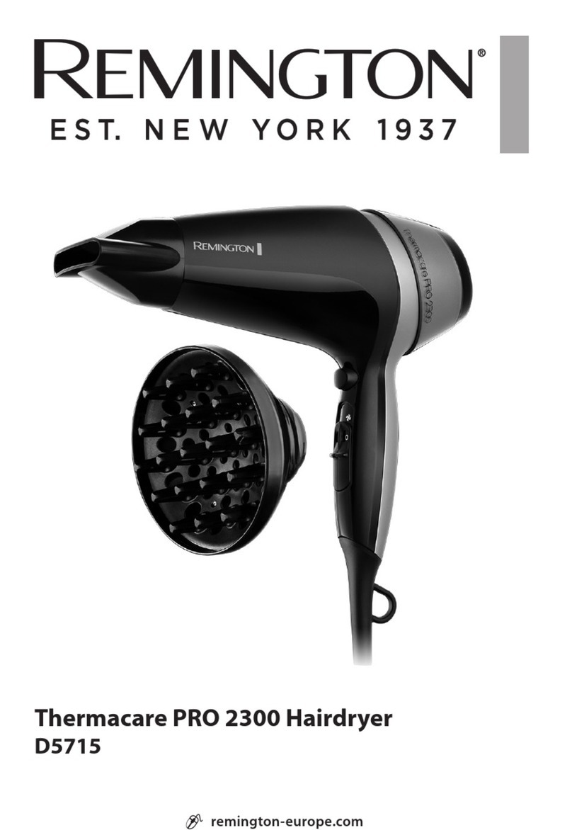 Remington Thermacare PRO 2300 manual