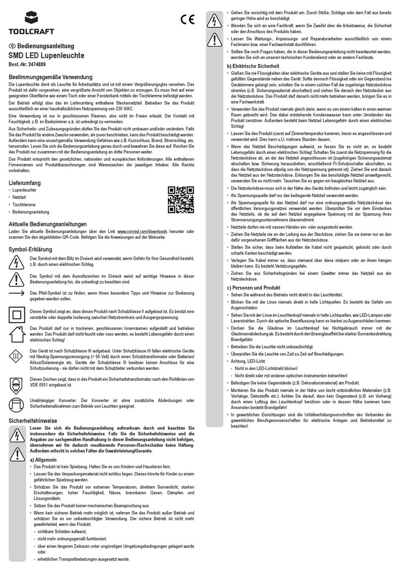 TOOLCRAFT 2474889 operating instructions