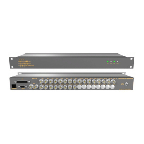Matrix Switch Corporation MSC-1HD0816S User manual