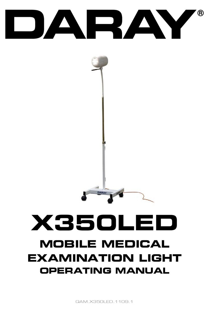 DARAY X350LED operating manual