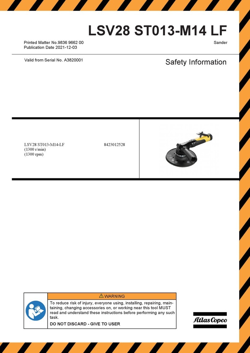 Atlas Copco LSV28 ST013-M14 LF manual