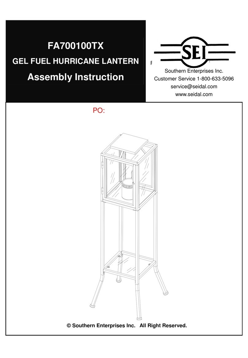 SEI FA700100TX Assembly instruction