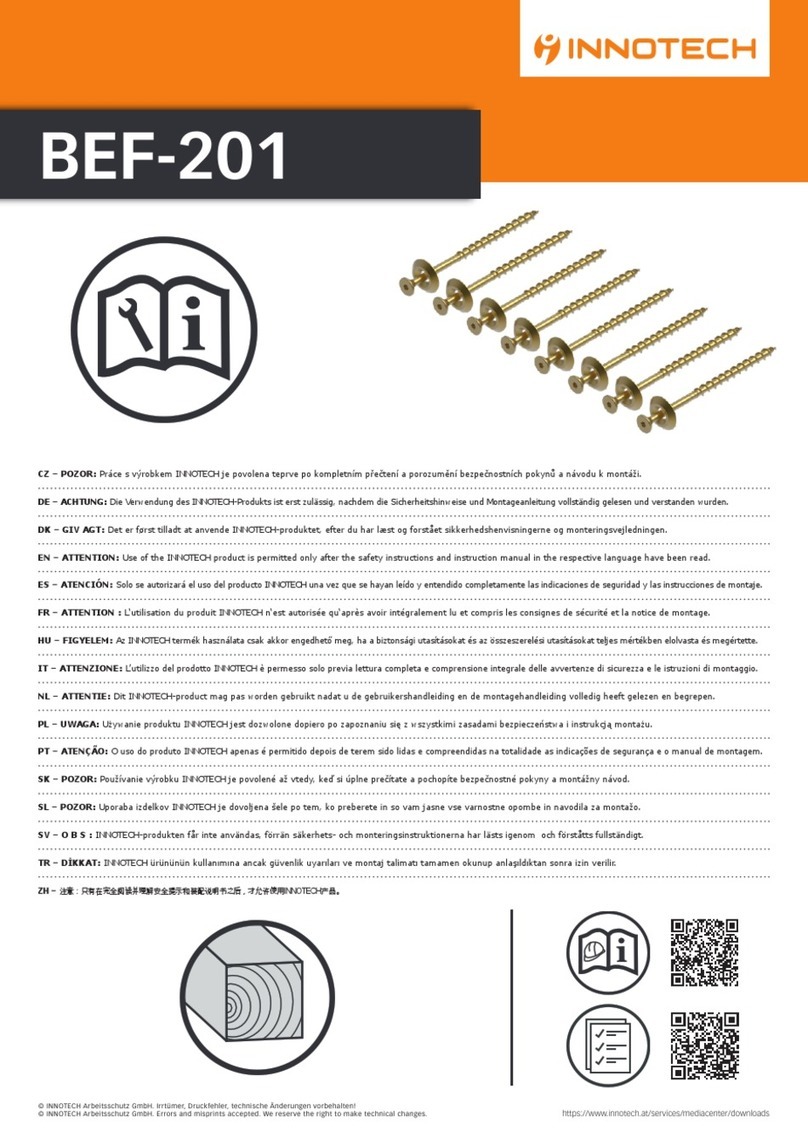 Innotech BEF-201 User manual