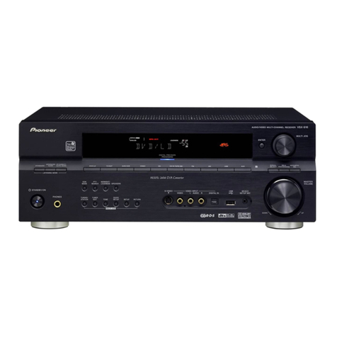 Pioneer VSX916 User manual