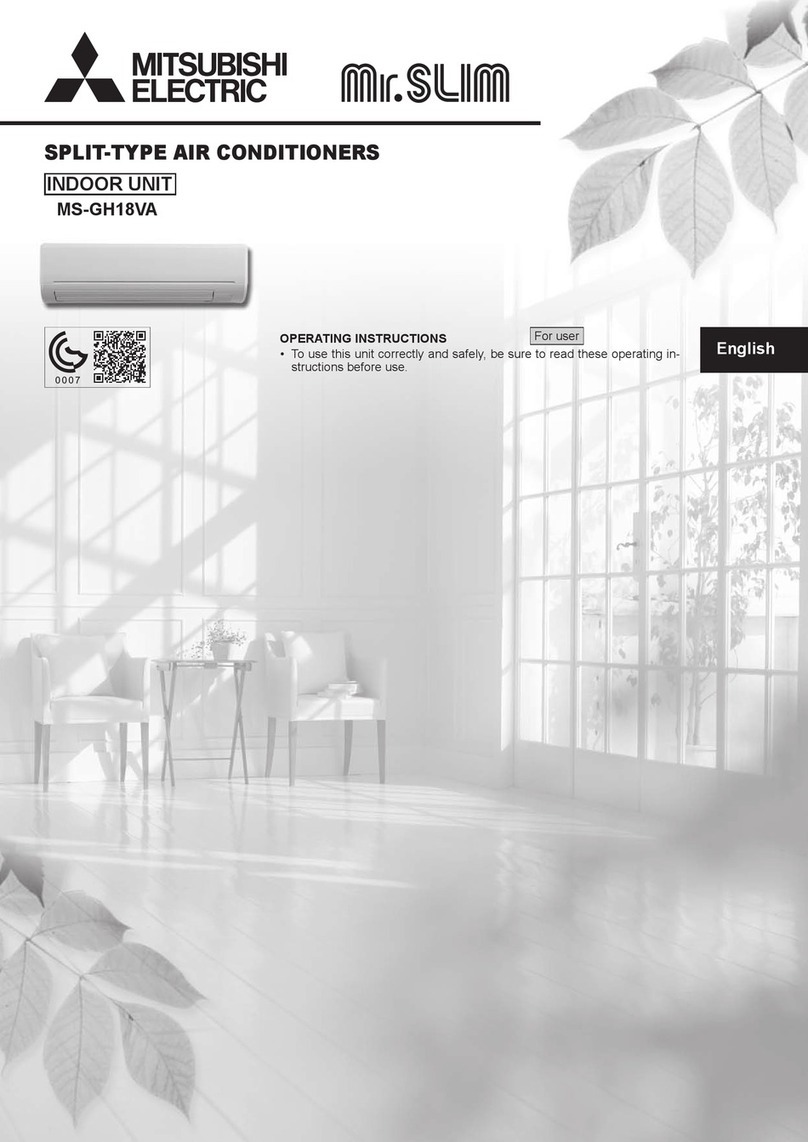 Mitsubishi Electric MS-GH18VA User manual