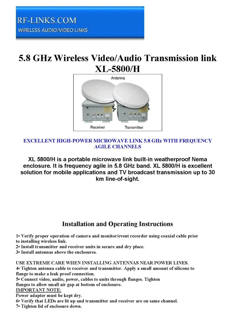 RF-Link XL-5800/H quick start guide